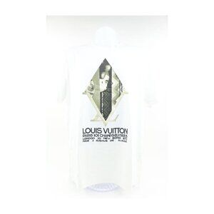 Louis Vuitton Men's XL Diamond Address Afircan Art LV T-Shirt 114lv17